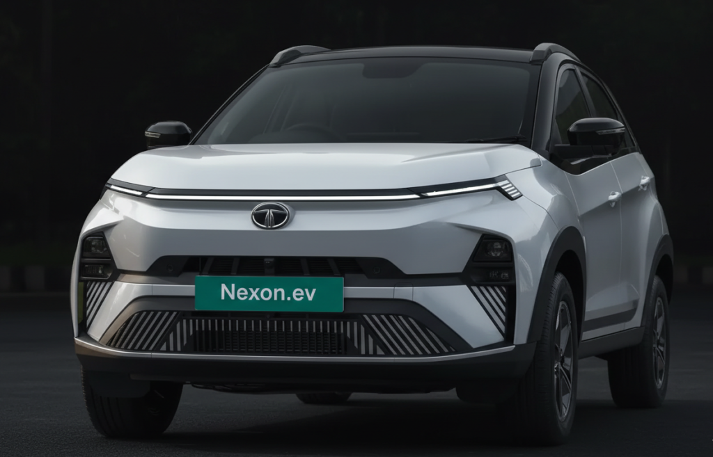 Tata Nexon EV On-Road Price in India 2026 – Range, Variants & Features tata nexon ev Pure Grey color car